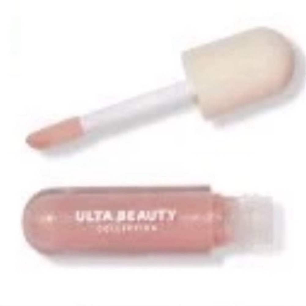 Ulta Beauty Shiny Sheer Lip Gloss ballet pink with shimmer